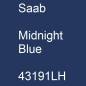 Preview: Saab, Midnight Blue, 43191LH.